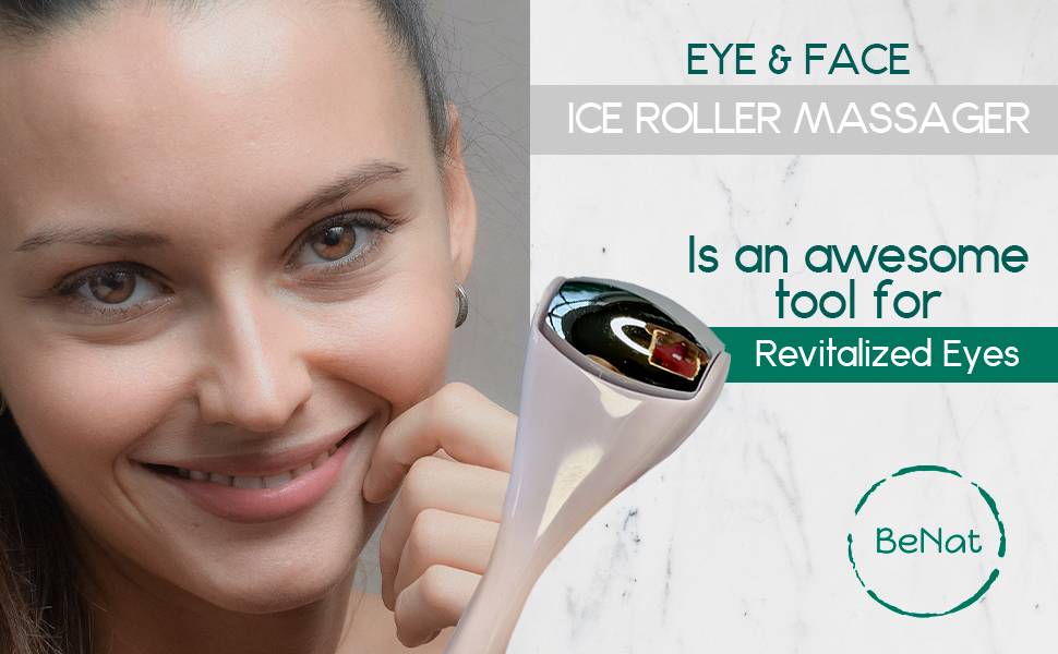 eye and face ice roller massager